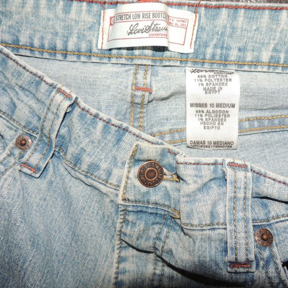 Vintage Levi's Signature Women's - Low-rise - Stretch Bootcut - Picture 3 of 5